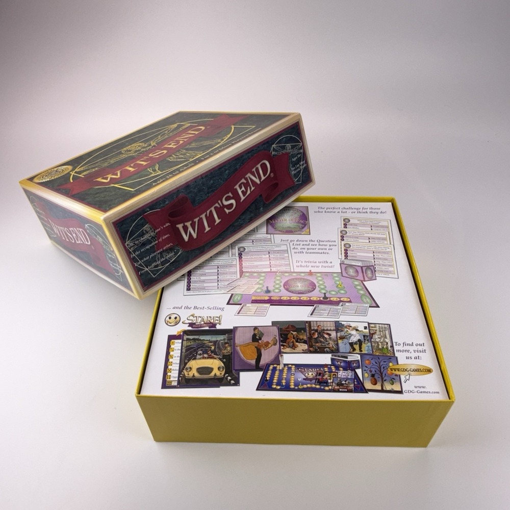 Wit's End Board Game Development Group 2018 Gold Seal Of Excellence Complete - Picture 4 of 9